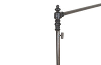 Fabulous near pair of 20th Century French iron clothes rails.