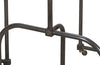 Fabulous near pair of 20th Century French iron clothes rails.
