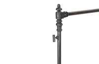 Fabulous near pair of 20th Century French iron clothes rails.