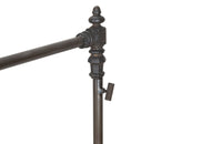 Fabulous near pair of 20th Century French iron clothes rails.