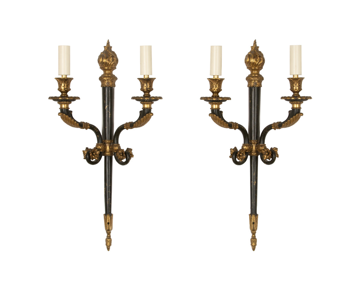 Pair of 20th Century French Empire Revival Wall Lights