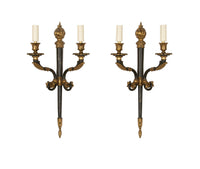 Pair of 20th Century French Empire Revival Wall Lights
