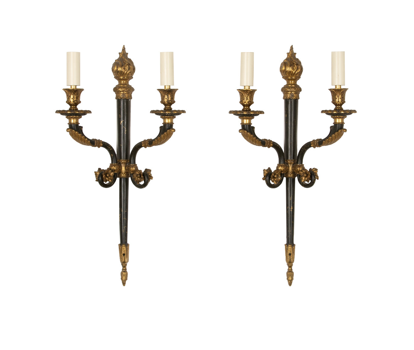 Pair of 20th Century French Empire Revival Wall Lights