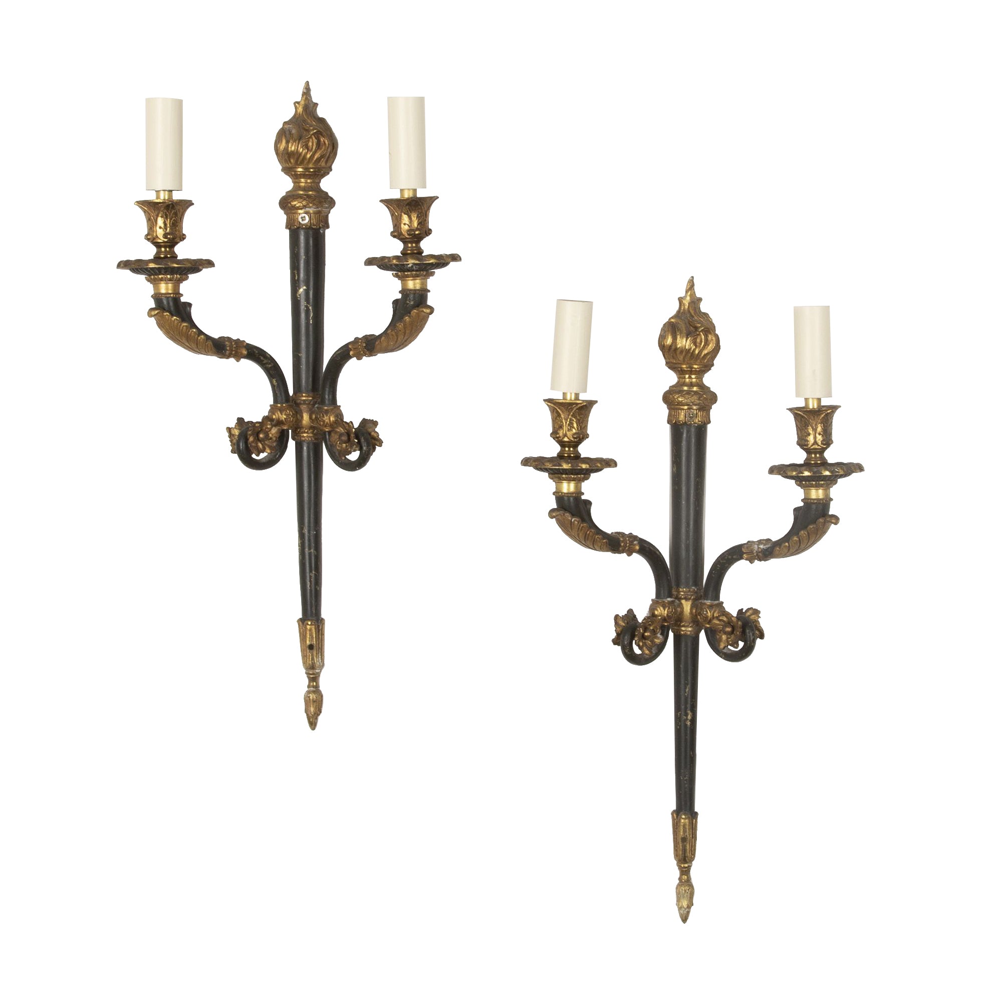 Pair of 20th Century French Empire Revival Wall Lights