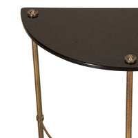 Pair of 20th Century Italian Demi-Lune End Tables