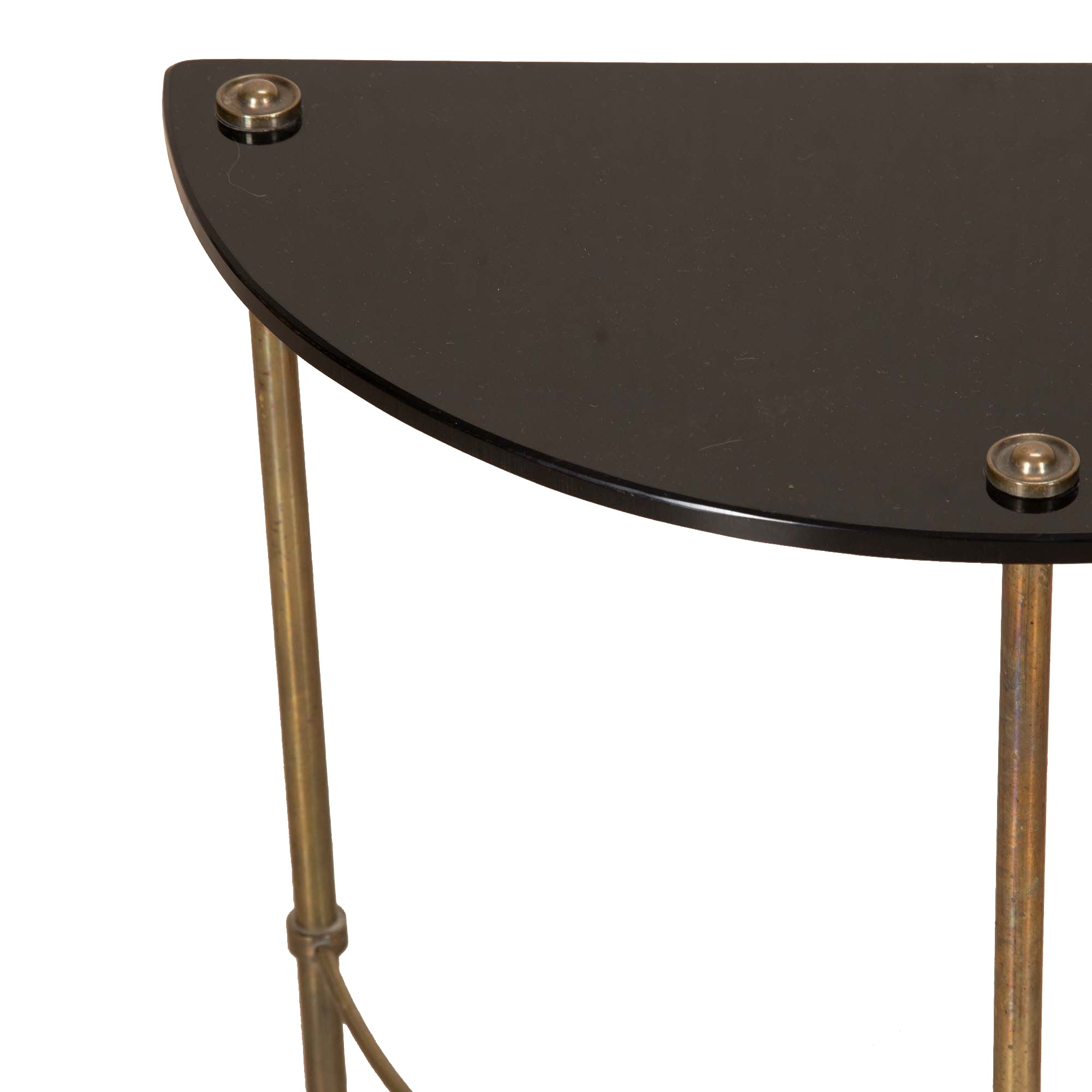 Pair of 20th Century Italian Demi-Lune End Tables