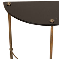 Pair of 20th Century Italian Demi-Lune End Tables