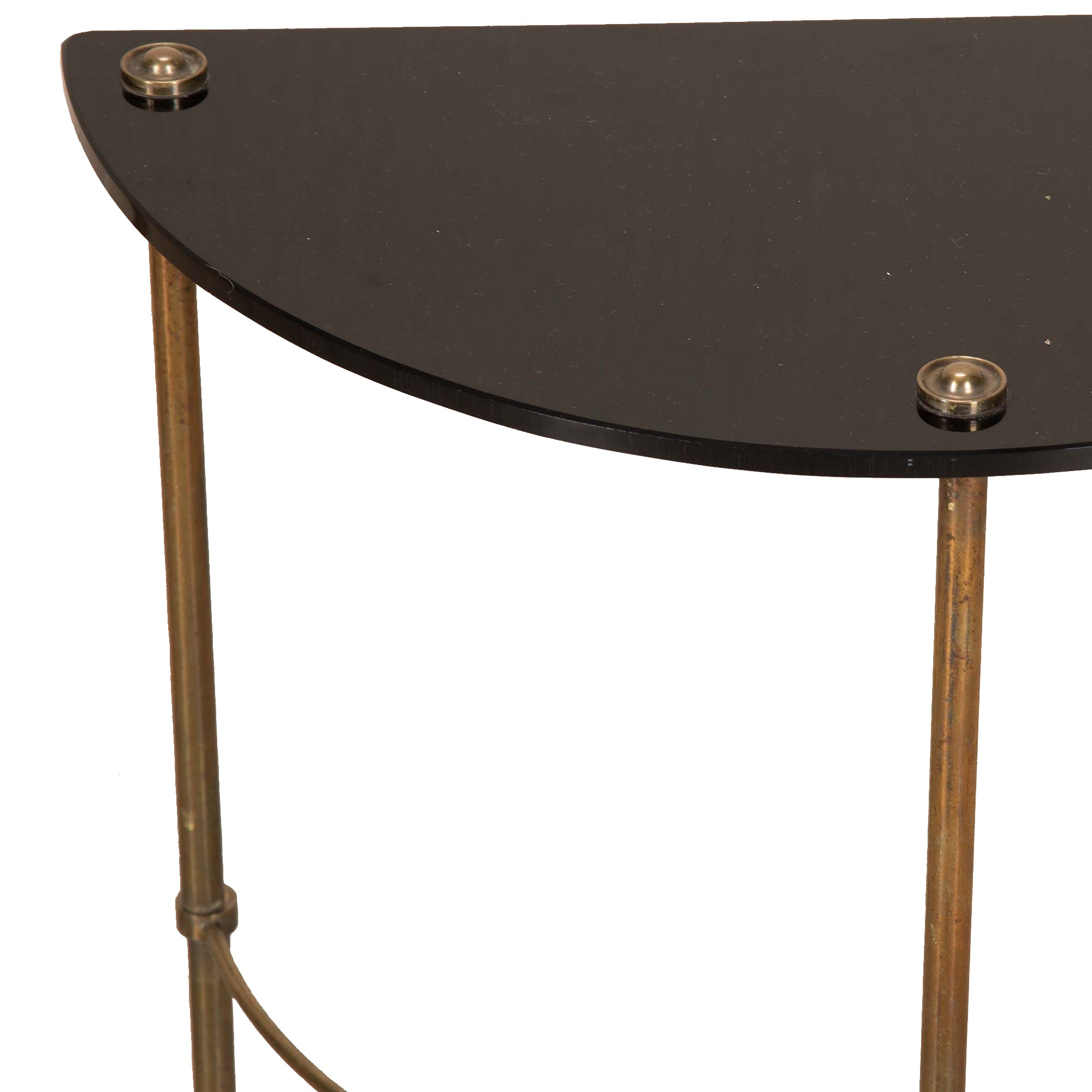 Pair of 20th Century Italian Demi-Lune End Tables