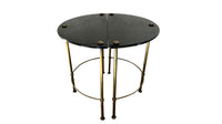 Pair of 20th Century Italian Demi-Lune End Tables