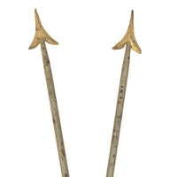 Pair of Exceptional Large 20th Century French Neo-Classical Revival Arrow Wall Lights