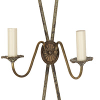 Pair of Exceptional Large 20th Century French Neo-Classical Revival Arrow Wall Lights