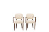 Pair of mid 20th century French Art Deco Style bridge chairs