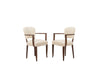 Pair of mid 20th century French Art Deco Style bridge chairs