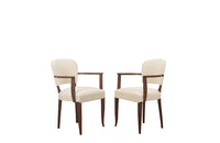 Pair of mid 20th century French Art Deco Style bridge chairs