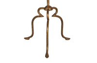 Pair of Mid-Century Spanish gilt iron cocktail or martini tables