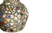 Striking pair of large mid-20th Century French picassiette vases.