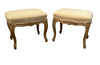 Pretty pair of late 19th Century French stools in the Louis XV style.