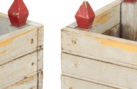 Pair of Mid-Century French Painted Wooden Planters