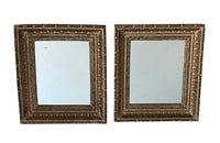 Antique mirrors 1930s with carved painted frames. French antiques