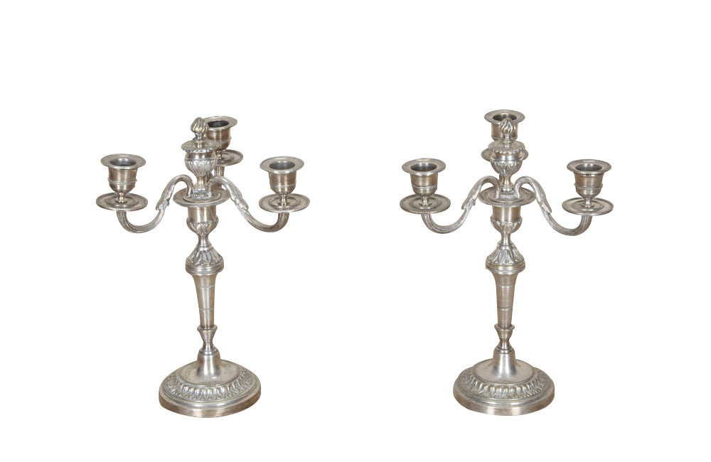Pair of late 19th Century French candelabras in the Neo-Classical style
