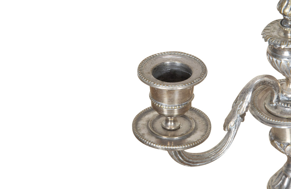 Pair of late 19th Century French candelabras in the Neo-Classical style