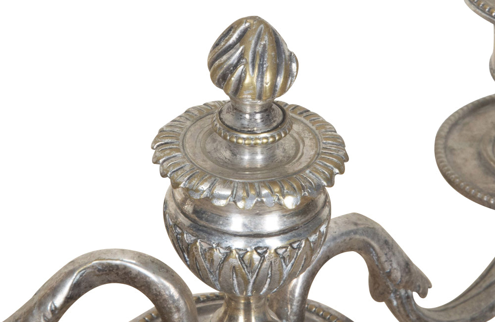 Pair of late 19th Century French candelabras in the Neo-Classical style