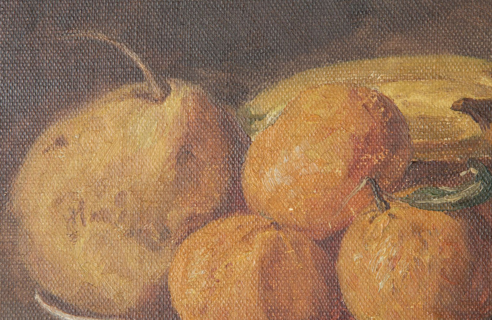 Vintage oil paintings still lifes by D. Geronimi French 