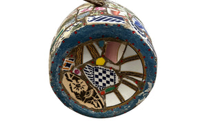 French Antique Picassiette decorative barrel - French Antiques - Decorative Antiques - AD & PS Antiques