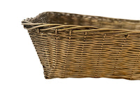 FRENCH SILVER PLATE WOVEN BREAD BASKET