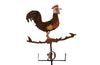 Painted 20th century iron rooster windvane, from an old French girouette makers atelier.