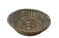 ROUND FRENCH SILVER PLATE BREAD BASKET