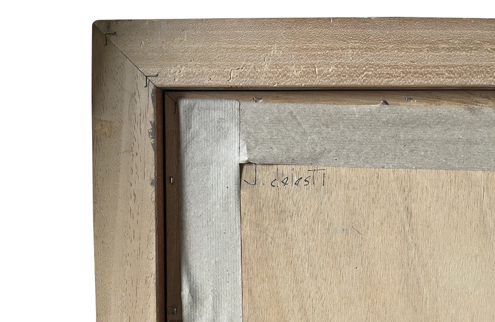 20th Century French Seated Nude Study in the Artist’s Studio by Jane Delesti