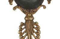 Set of four elegant 20th Century French bronze wall sconces in the Empire style