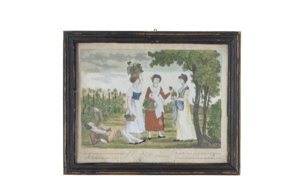 SERIES OF 19TH CENTURY ENGRAVINGS 'THE FOUR SEASONS'