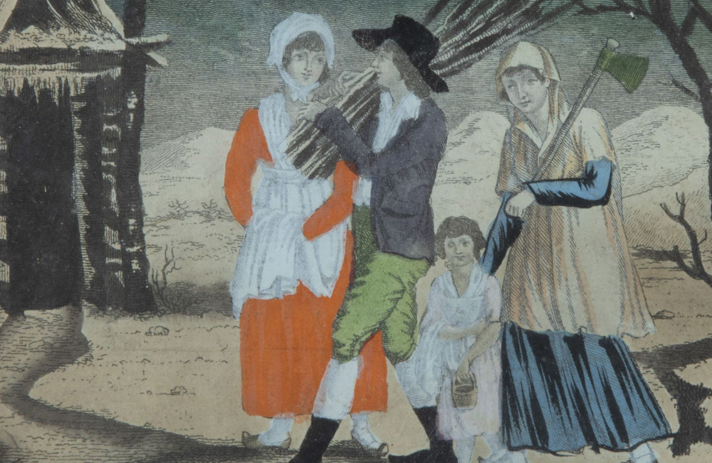 SERIES OF 19TH CENTURY ENGRAVINGS 'THE FOUR SEASONS'