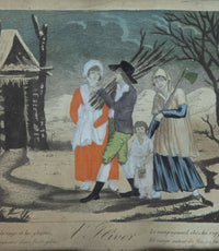 SERIES OF 19TH CENTURY ENGRAVINGS 'THE FOUR SEASONS'