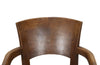 Antique armchairs Art Deco walnut bridge style in the manner of Ruhlmann French - French antique furniture