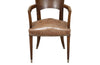 Antique armchairs Art Deco walnut bridge style in the manner of Ruhlmann French - French antique furniture