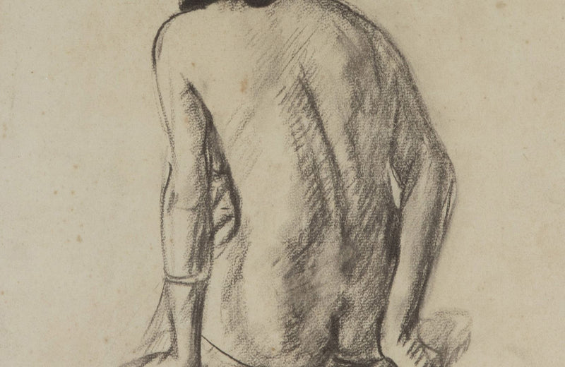 Set of three framed Mid-Century French nude studies