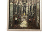 French 20th Century oil on canvas of the interior of a church signed by the artist André Salomon , known as Le Tropézien - French antiques