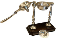 Elegant 20th Century French silver plated citrus press.