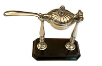 Elegant 20th Century French silver plated citrus press.