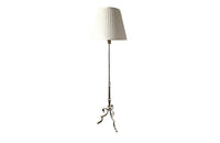 MID CENTURY FRENCH SILVERPLATE FLOOR LAMP