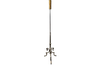 MID CENTURY FRENCH SILVERPLATE FLOOR LAMP