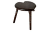 Charming vintage tripod milking stool with heart shaped seat. Circa 1960 - French Antique Furniture