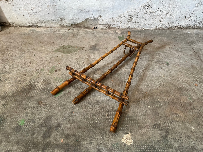 ANTIQUE FRENCH BAMBOO TABLE EASEL