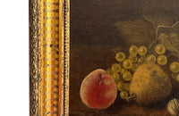 SMALL FRENCH STILL LIFE PAINTING WITH FRUIT