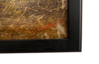 Antique oil painting of Sow & Six piglets 19th Century French 