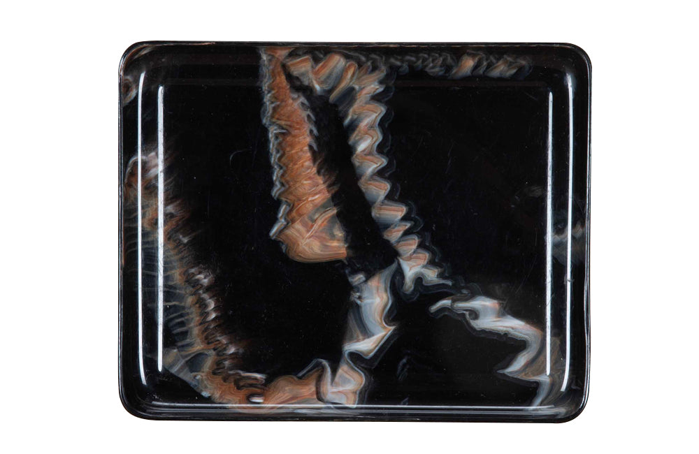 Small Mid-Century Italian Lucite Tray