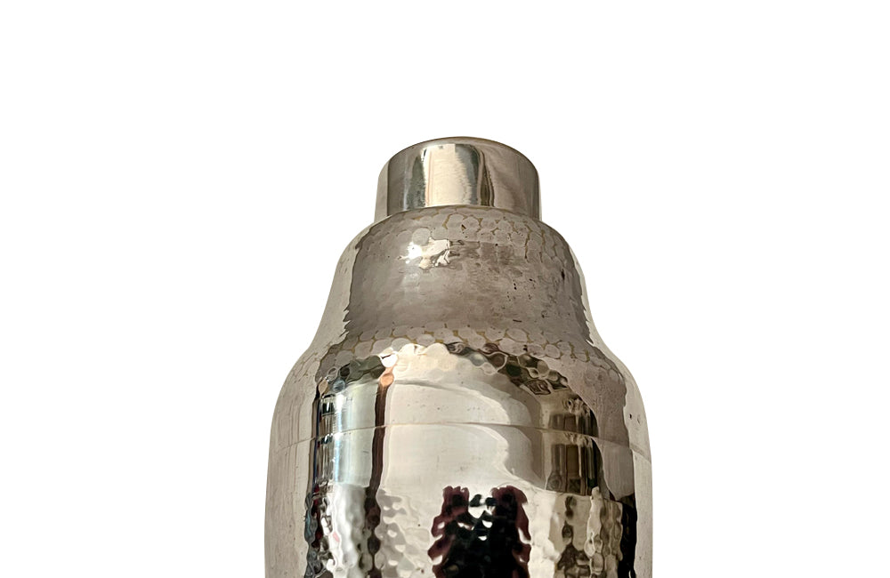 Small 20th Century Hammered Carl Deffner Cocktail Shaker